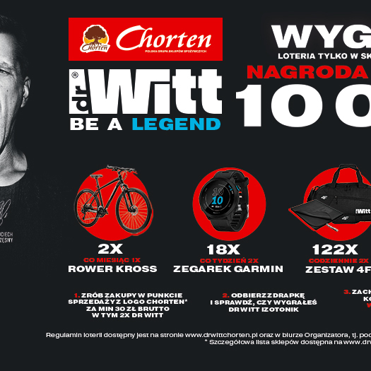 Loteria w sklepach Chorten z Dr Witt