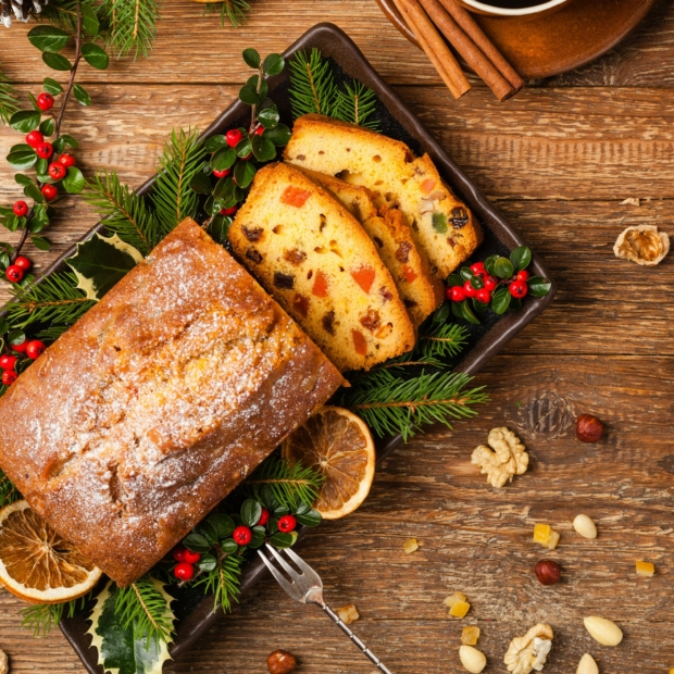 Świąteczny keks z bakaliami