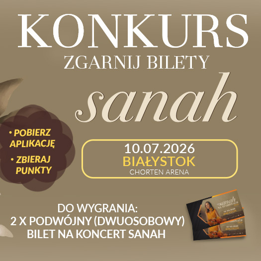 Zgarnij bilety na Sanah